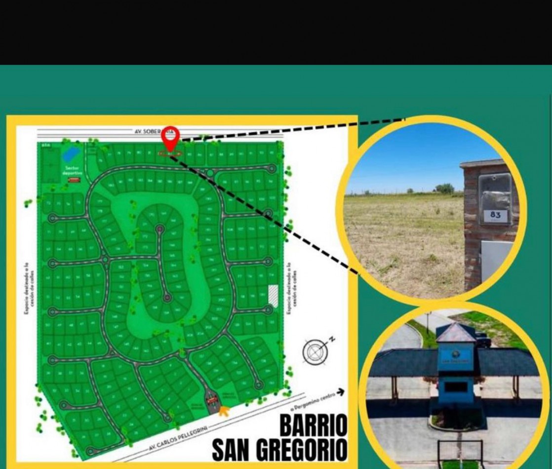 LOTE EN BARRIO SAN GREGORIO